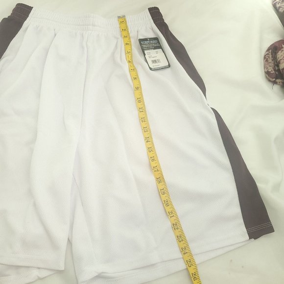 Intensity Athletics Mens White 9 Diamond Panel Pull On Basketball Shorts Sz 3XL - Picture 6 of 12
